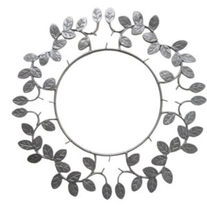 Laurel Leaf Wire Charger- Silver