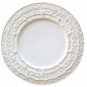 White Renaissance Charger